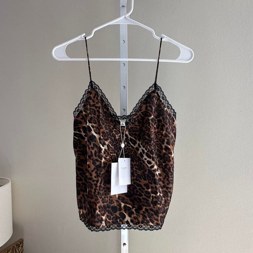 Camisole leopard print cami top